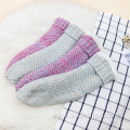 Bead piece of yarn sherpa socks